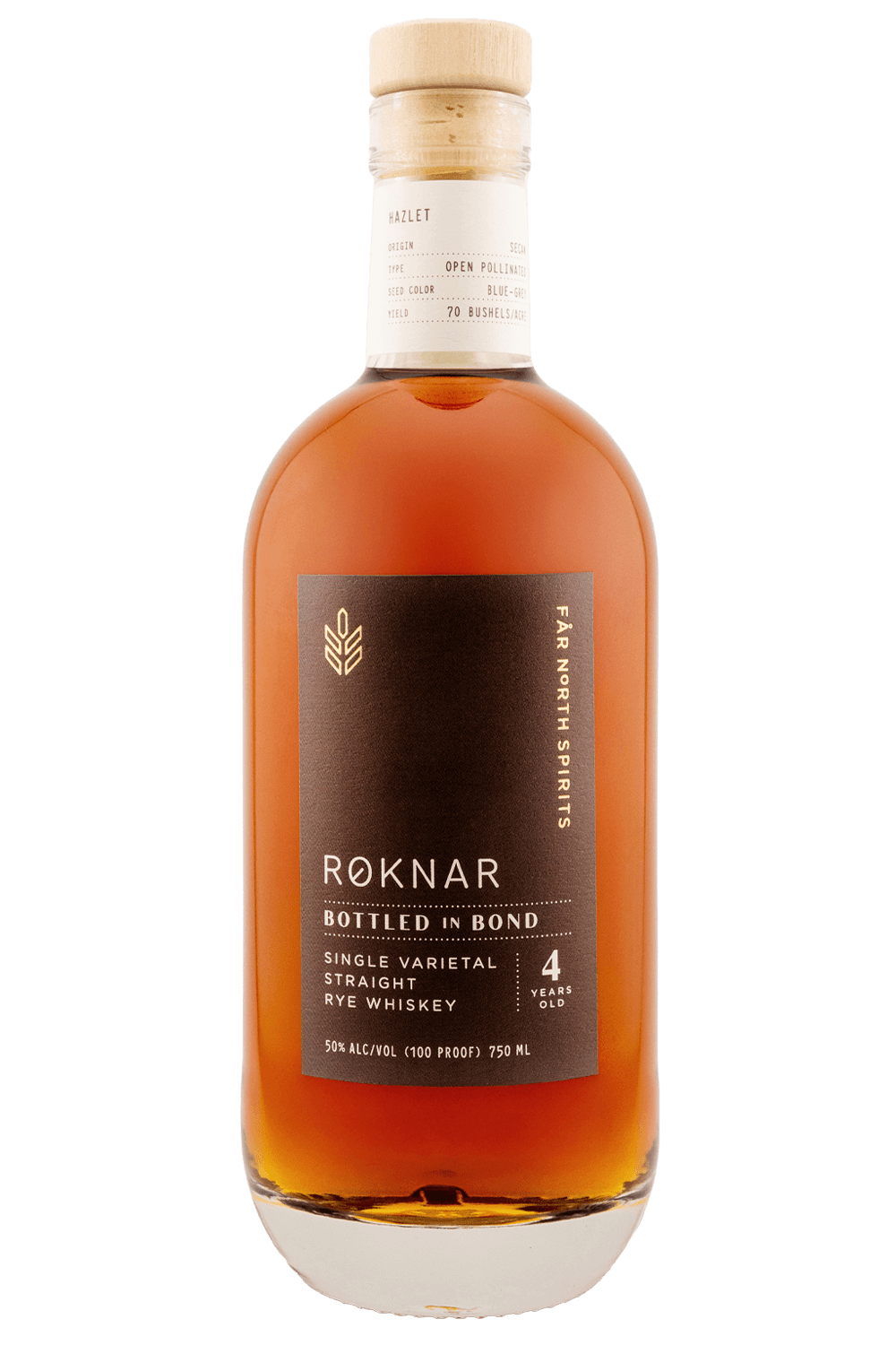 ROKNAR BOTTLED IN BOND STRAIGHT RYE WHISKEY